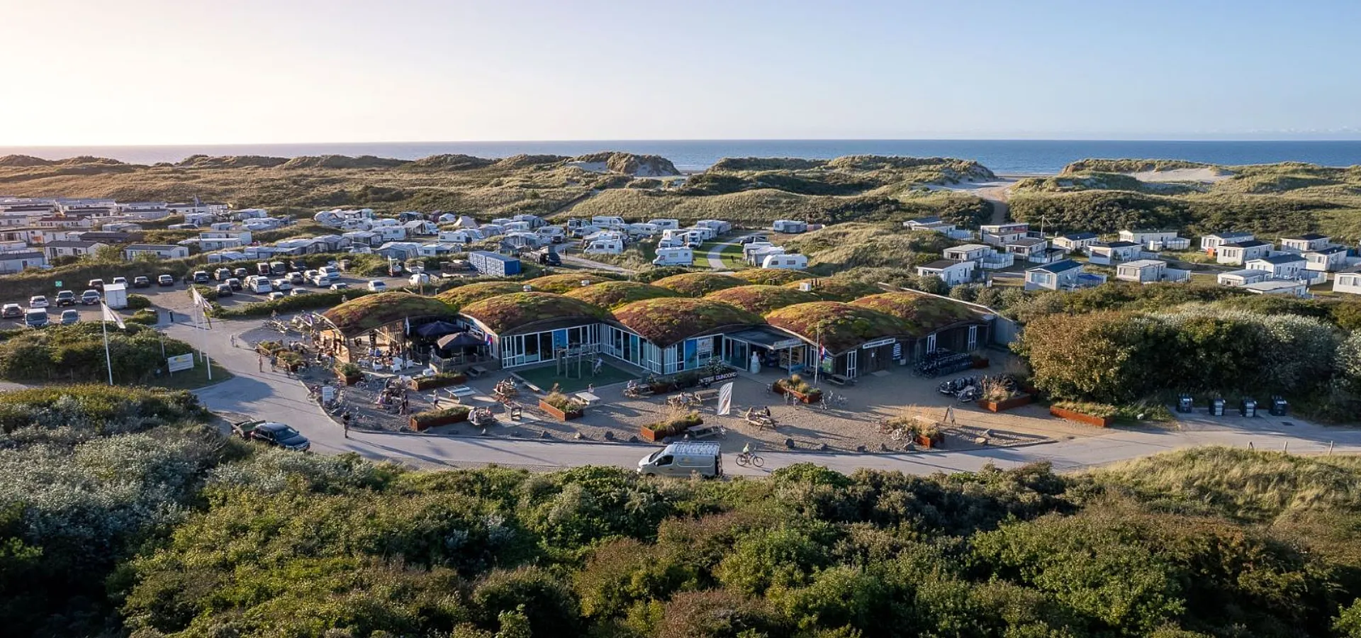 Campingplatz am meer in den niederlanden